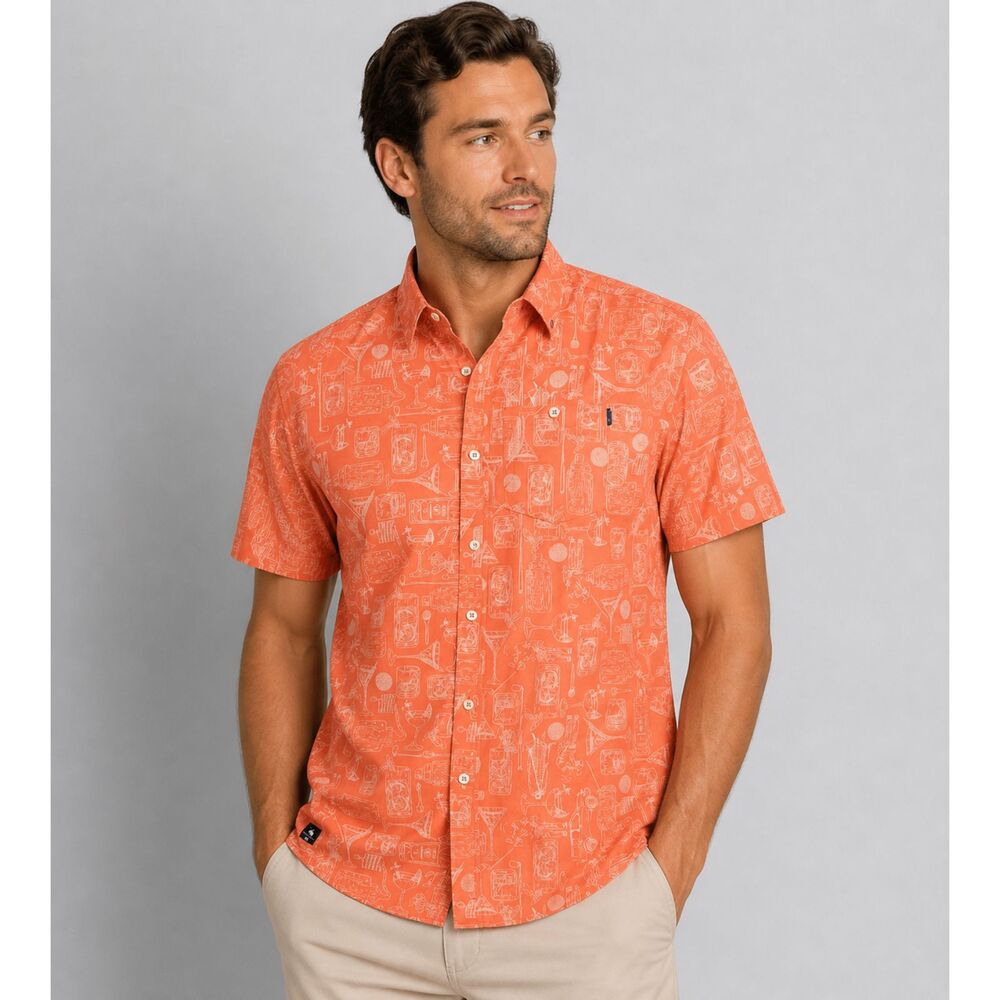William Murray x Tito’s Vodka Shirt Men’s Large Recipe For Success Orange Golf